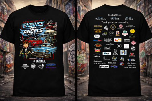 Engines for Angels official Event tee