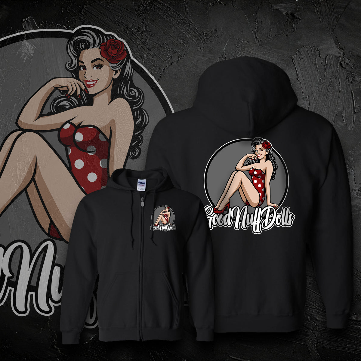Good Nuff Doll Full-Zip Hoodie